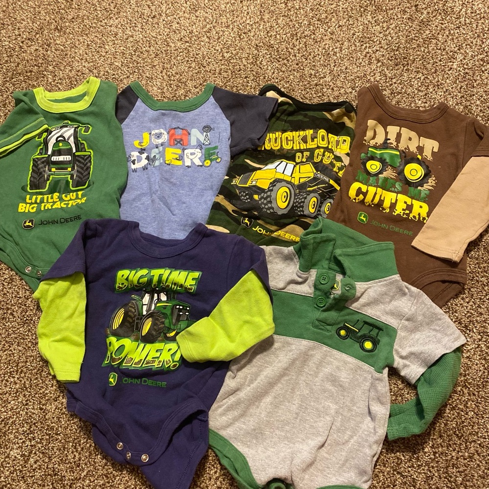 John Deere Tractor Baby Bodysuit Collection